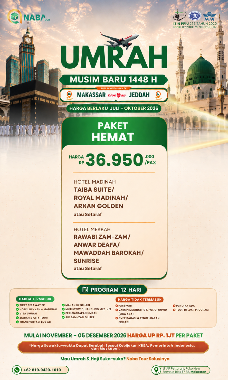 Ilustrasi paket PAKET UMRAH HEMAT